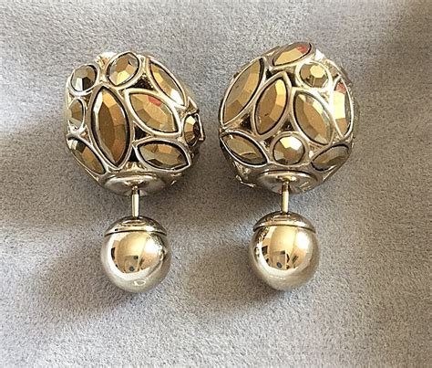 dior mise en dior tribal earrings|genuine dior tribales.